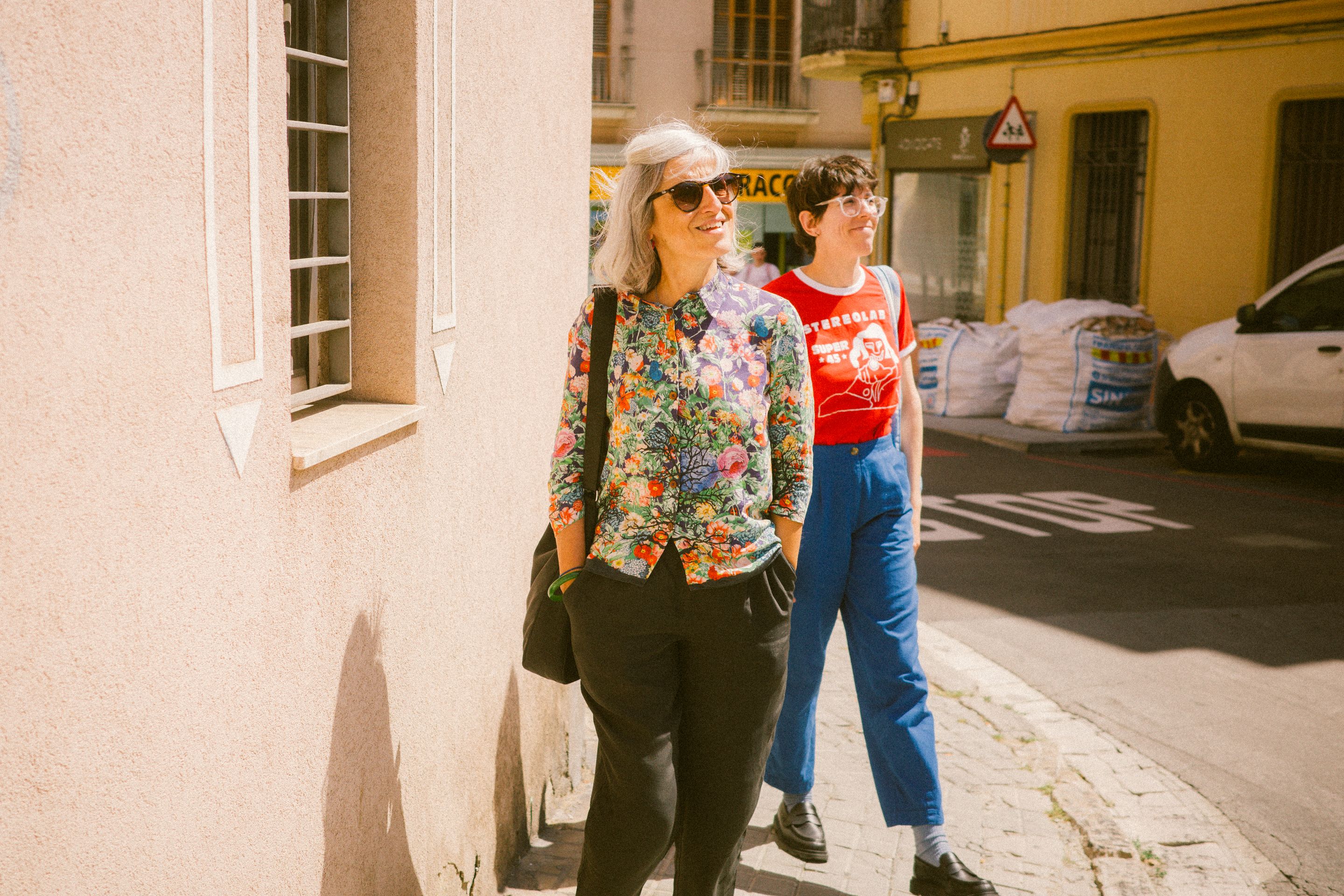 Laura y Erica de paseo también